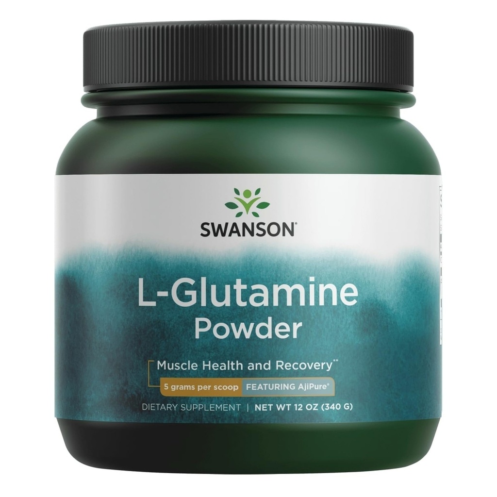Cigno Aminoacido Ajipure L-Glutamina Polvere 12 oncia (340 g) Pwdr