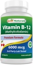 Migliori naturali Vitamina B12 6000 mcg 120 compresse