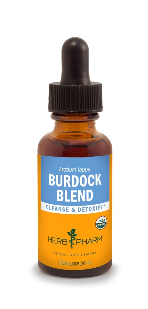 Estratto di liquido di miscela di erbe Pharm Burdock per sostenere la pulizia e la disintossicazione - 1 oncia (DBURD01)