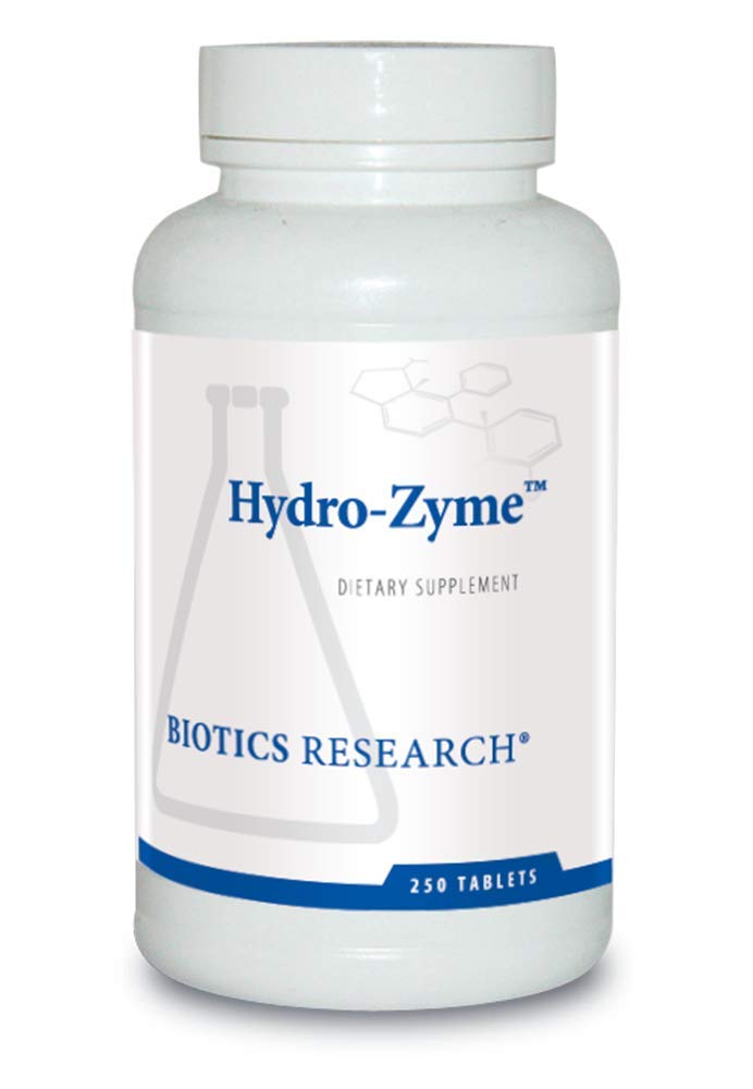 Biotics Research Hydro ZymeTM - Enzimi digestivi (Enzimas Digestivas) Per le donne e gli uomini - Gli enzimi per il supplemento di di digestione Contiene Betaine HCL - Supporta pH gastrico sano & Immune Health-250 Enzyme