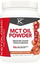 Ketologic MCT olio polvere crema di nocciole (1 LB) – Keto Coffee Creamer & Energy Support – 41 Serve di trigliceridi a catena media per il combustibile di messa a fuoco