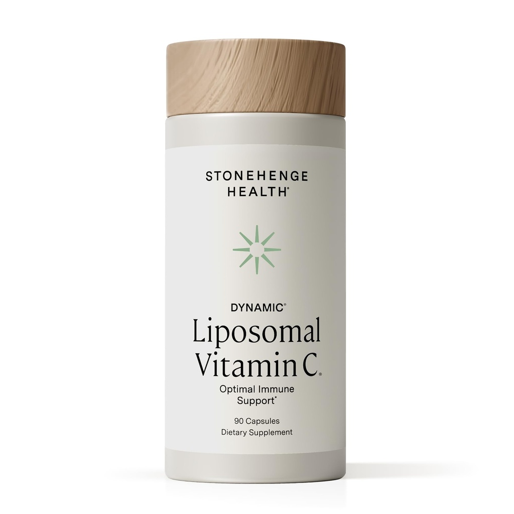 Stonehenge Health Dynamic Liposomal Vitamin C 1500mg - 90 Capsule - Advanced Formula - Phospholipids sorgenti dal girasole non OGM, Supports Healthy Immune System, Collagen Sintesi & Brain Health