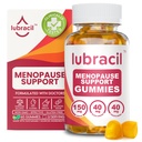 Lubracil Menopause Gummies per le donne - Menopausal Supplements for Hot Flashes, Night Sweats, Mood Swings and Hormonal Balance - Vitamine quotidiane con Black Cohosh & Ashwagandha - 60 Gummies (Pack of 1)