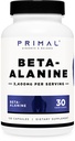 Primal Beta-Alanine Capsule 3400mg (30 Serve, 120 Capsule) - Supplemento, Senza Glutine & Non OGM, 850mg Per Cap