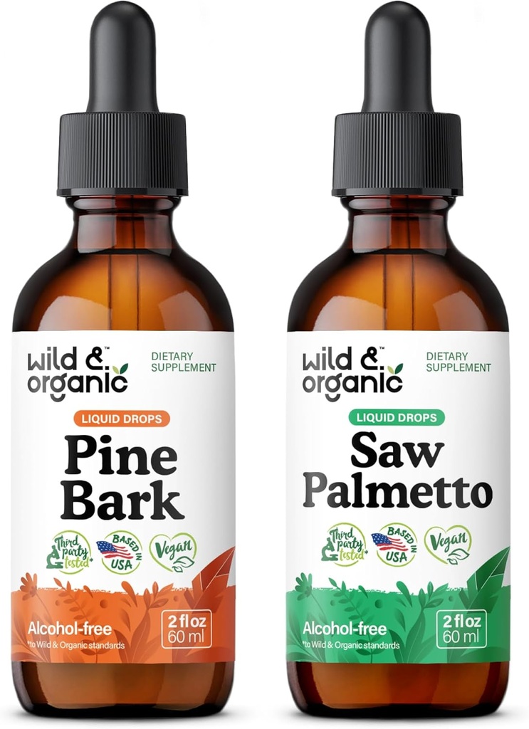 Tintura 2 fl oz & Saw Palmetto Tincture 2 fl oz