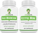 Sonno e relax Bundle: VitaMonk Melatonin-Free Sleep Aid + Quad Magnesium Blend