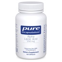 Acido lipoico alfa 200 mg - 200 mg ALA - Supporto per fegato e antiossidante* - per il metabolismo Nerve Health & Carb - Integratore vegano e non OGM - 120 capsule