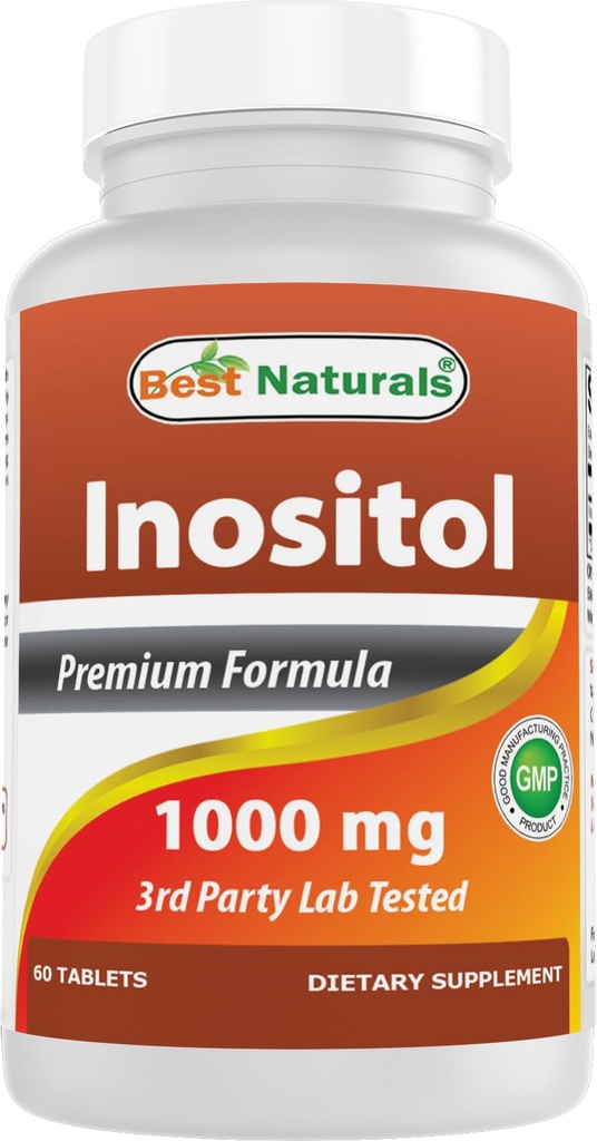 Migliori naturali Inositol 1000 mg 60 compresse