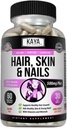 Kaya Naturals Capsula per capelli BIOTIN Vitamina D Vitamina B-12 A Acido Folico Supporto per capelli Integratore di vitamina