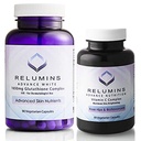 Relumins Advanced White Set - 1650mg Glutathione Complex (90 capsule) e Advanced Vitamin C con Rose HIPS e Bioflavonoids (60 capsule) Bundle