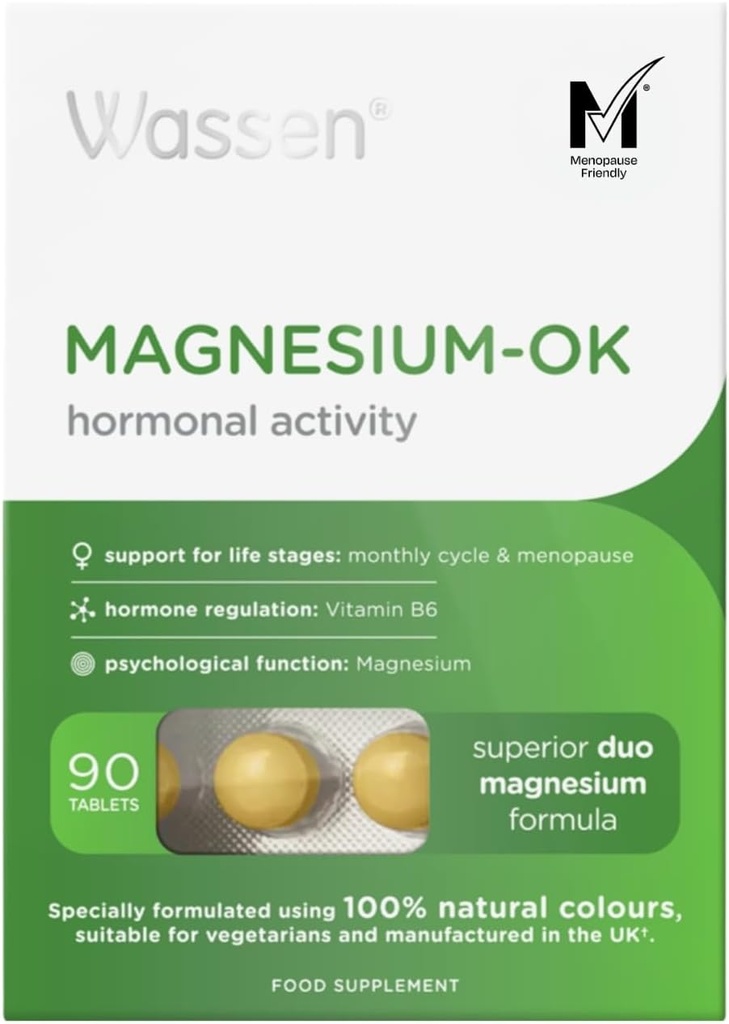 Magnesio OK Vitamine e minerali per le donne durante il ciclo mensile 90 compresse