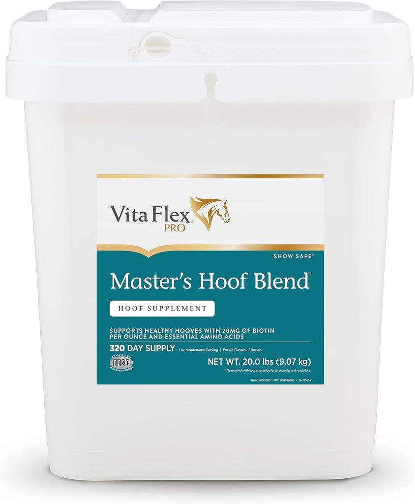 Vita Flex Pro Master's Hoof Blend Formula verde scuro naturale 320 Day Fornitura 20 sterline