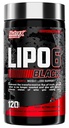 Nutrex Lipo-6 Nero Max Forza Fat Burner - Veloce Attivo Energia, perdita di peso pillole dieta – Appetite Suppressant, Metabolismo Booster - 120 capsule