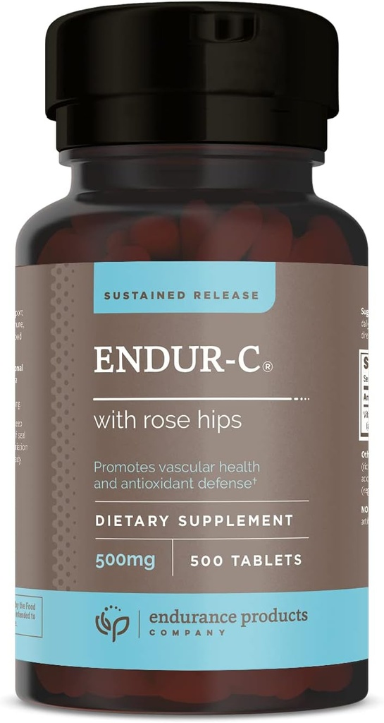 ENDUR-C con Rose Hips Rilascio prolungato Vitamina C 500mg 500 Tab