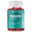 Probiotici Gummies per il supporto digestivo e la salute del fegato - 1 miliardo di CFU Bacillus Coagulans - 60 Conte - Shelf Stable, Non OGM, Gluten-Free, and Vegetarian - 2 Mesi di alimentazione, Misto Berry Flavor