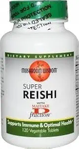 Mushroom Wisdom, Inc. - Super Reishi 120 vtabs di MUSHROOM WISDOM