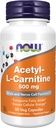 NOW Integratori alimentari, Acetil-L Carnitina 500 mg, Aminoacido, Cervello e Nerve Funzione cellulare*, 50 capsule di Veg