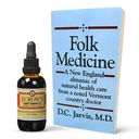 J.CROW'S® Lugol's 2% Iodine Solution & 'Folk Medicine' Book Bundle: Essential Iodine Formulation Dal 1829 Abbinato ad un Almanac New England di Natural Health Care Knowledge
