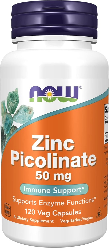 Ora alimenti zinco picolinato, 120 caps 50mg (2-Pack)