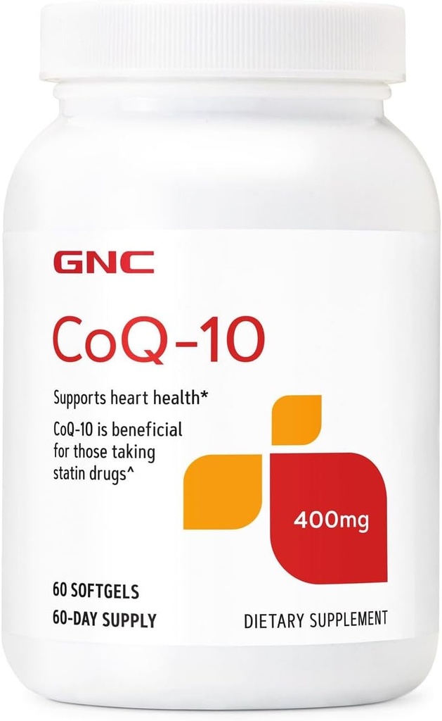 GNC CoQ-10 400mg | Supporta la salute del cuore | 60 Conte