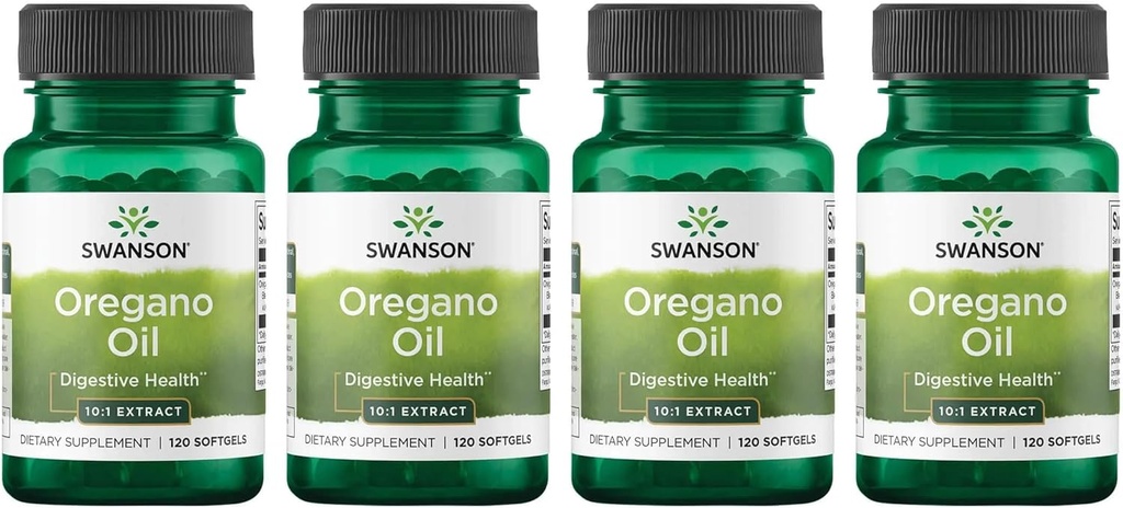 Olio di Cigno 10:1 Estratto - Supplemento naturale Promuovere la salute digestiva e il supporto respiratorio - Supporta il sistema gastrointestinale e la salute del tratto urinario - (120 Softgels, 150mg ogni) (4 Confezione)