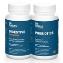 Dr. Tobias Prebiotics & Digestive Enzymes Bundle per la salute digestiva