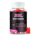 BBL Gummies per la crescita del culo delle donne, 60 conte, gommoni a forma di orso per migliorare il corpo curvo, gommoni di vitamina di spinta per il culo più grosso veloce, gommoni di guadagno di peso di vegan