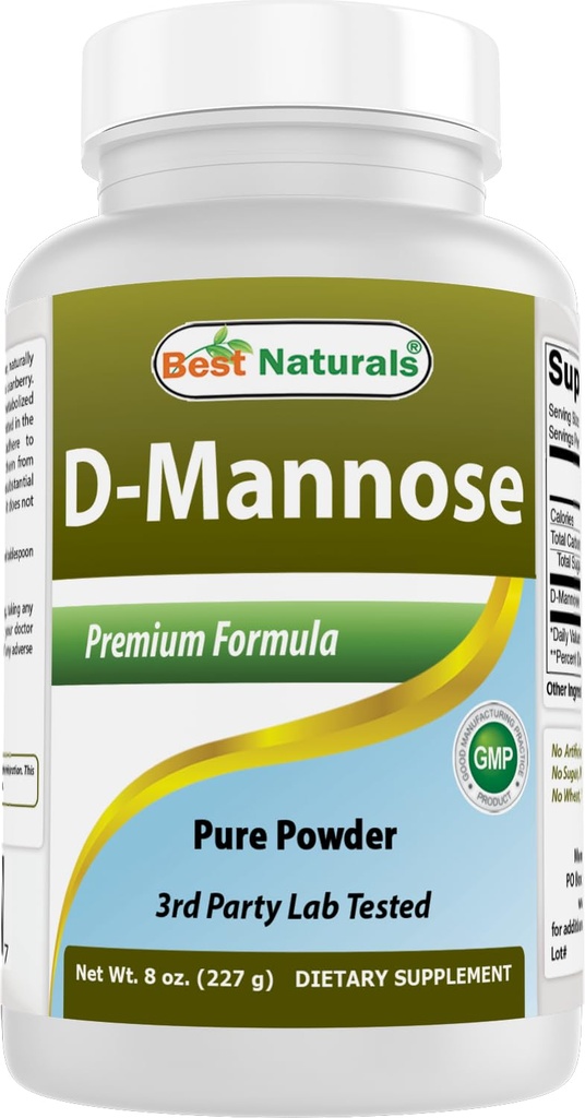 Migliore naturale D-Mannose polvere pura - supplemento di pulizia del tratto urinario - 8 OZ