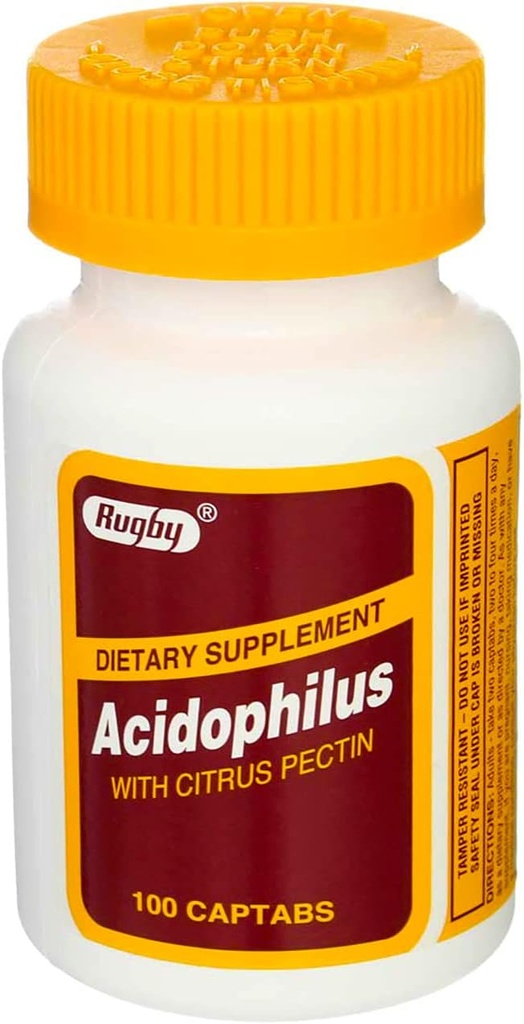 Rugby Acidophilus Extra Forza w/ L-sporogenes 100 Captabs da Rugby