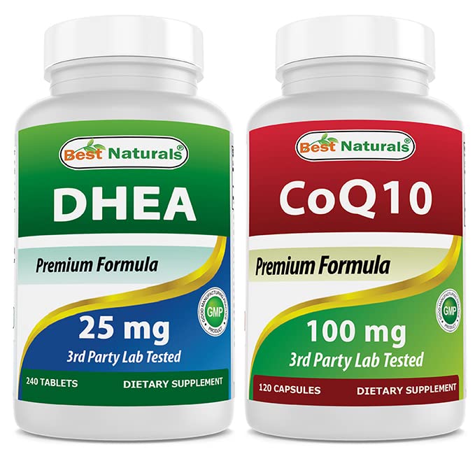 Migliori naturali DHEA 100mg & COQ10 100 mg