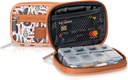 Facilità Kit Pill Case - Organizzatore di medicina settimanale con rimovibile 7 giorni Vitamina & Supplemento Box (Legno marrone chiaro)