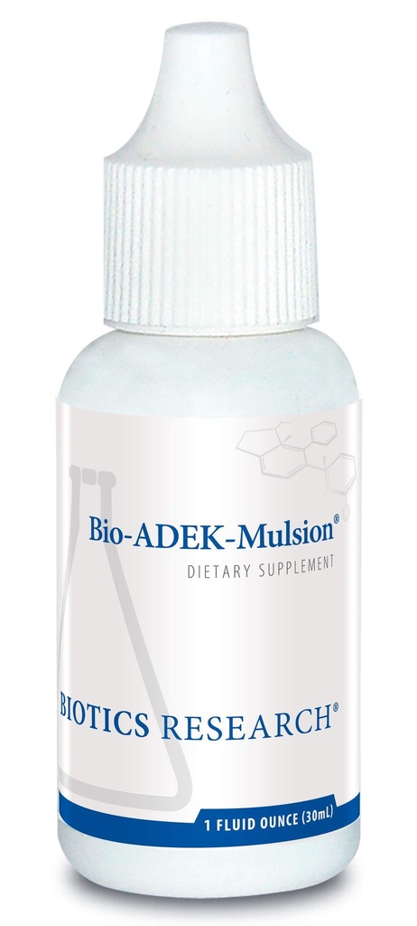 Biotics Research Bio ADEK Mulsion - Formula emulsionata, Biodisponibilità migliorata, Supporta risposte immunitarie sane, Salute di ossa, Salute degli occhi, Salute cardiovascolare, 1 fl oz