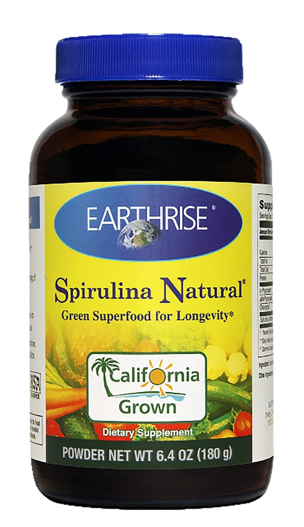 Polvere di Spirulina di EARTHRISE 180 Grammo, 0.01 Pounds