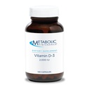 Vitamina D-3 2000 IU - Assorbimento Superiore D3 con vitamina C - Bone, Immune, Mood + Supplemento di supporto cardiovascolare, Nessun filler (120 capsule)