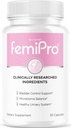 Pillole di controllo della vescica LIVORKA FemiPro - Capsule FemiPro originali, Supplemento di supporto per il controllo della vescica FemiPro, pillole Probitic FemiPro per la salute generale e il benessere Recensioni, 30 capsule per 1 mese