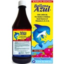 Ballena Azul Aceite de Hígado de Bacalao para Adultos y Niños, COD Liver Oil for Adults and Children,Vitamins A,D,E, B1, Supplemento dietetico, Omega 3, Inmune System Boost, Cherry (Cherry 15 OZ)