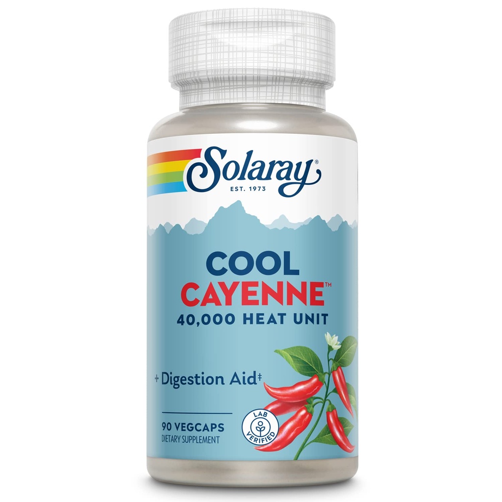 Solaray Cool Cayenne, 90 capsule