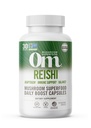 OM MUSHROOM SUPERFOOD Reishi Mushroom Capsule Superfood Supplemento, 90 Conte, 30 giorni, Adaptogen organico per Stress Rilievo e Salute Immune