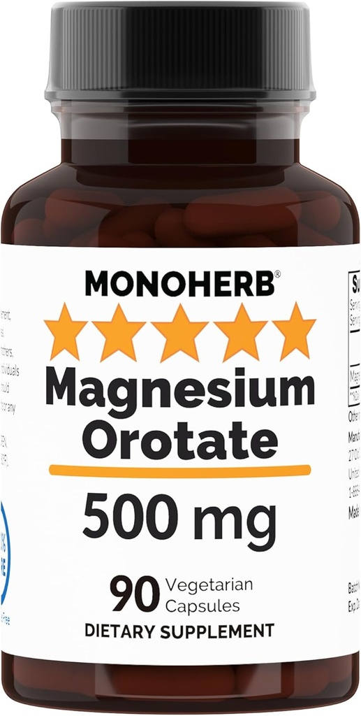 Magnesio Orotato 500 mg per capsula 90 capsule vegetariane