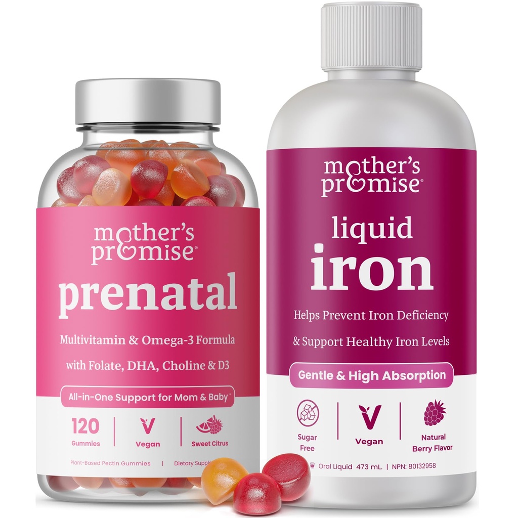 Gommie prenatali della madre & Bundle di ferro liquido