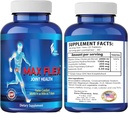 MAX FLEX UC II, supplemento di collagene per la salute congiunta – Integratore di supporto congiunto avanzato con Glucosamina, Condroitina, Rilievo Inflammatorio Congiunto come Turmerico – Gluten Free – 60 compresse, 2 compresse / Giorno