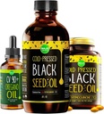 Maju Superfoods Olio di semi neri e Oregano Bundle