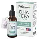 Dr. Fuhrman Vegan Omega 3 | Vegan DHA+EPA Purity Liquid Supplemento | Realizzato in Algae Lab-Grown | Il nostro Omega 3 Supplemento è Refrigerato in Magazzino Fino a Shipped | Citrus Flavor 60 Servings