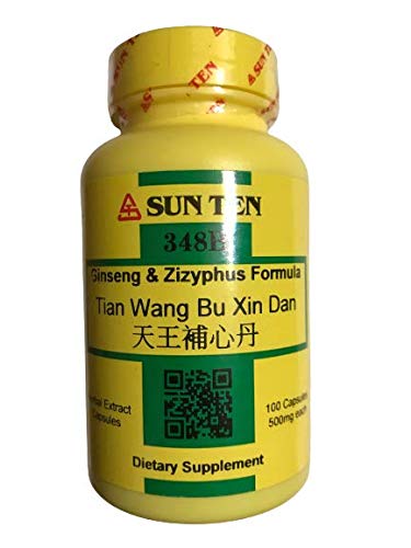 Sun Ten - Ginseng & Zizyphus Formula Capsules/Tian Wang Bu Xin Dan/天王心金