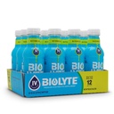 BIOLYTE Electrolyte Drink - Doctor-Formulated Hydration Drink, Electrolytes Water, Chemotherapy deve avere per le donne e gli uomini, Reidratazione IV Liquido in una bottiglia - Watermelon, 16 Fl Oz (12 Pack)