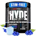 ProSupps Mr. Hyde Max Pompa Pre Workout Polvere - Stim-Free Preworkout Supporta il flusso sanguigno, Volume muscolare & Endurance - Caffeina-Free Nitric Oxide Gym & Fitness Supplements (Razz blu, 20 Servings)