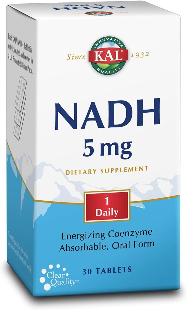 KAL 5 Mg Nadh Compresse, 30 Conte