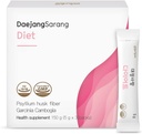 Daejang Sarang (Garcinia Cambogia, 30 Sticks) - Psyllium Husk Fiber Supplement, Digestive Health & Constipation Relief. Ingredienti a base vegetale, resistenza extra 5.500mg & HCA 780mg.