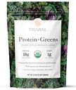 Truvani Protein + Greens Supplemento | Spinach, Kale & Broccoli | 10g Organic Plant Based Protein | 20 Servings | USDA Organic | Gluten & Dairy Free | Vegan | No Aggiunto Sugar