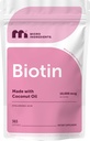 Micro Ingredienti Biotina 10.000 mcg con Acido Ialuronico 25 mg Per Serving | Fatto con Olio di cocco | 365 Softgels | 1 Per giorno | Fornitura di un anno | Non OGM & Gluten Free